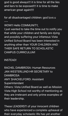 Vista Unified School District