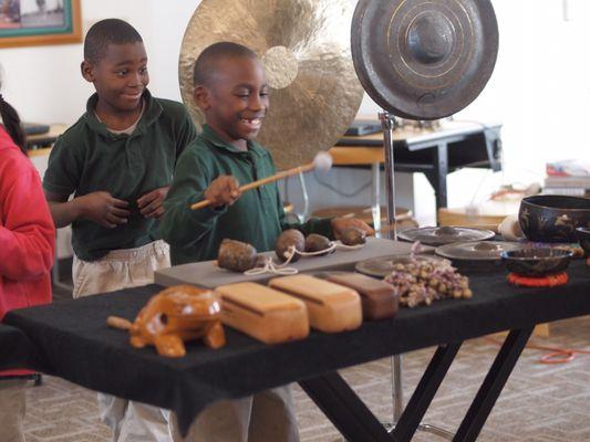 World Percussion Instrument Petting Zoo