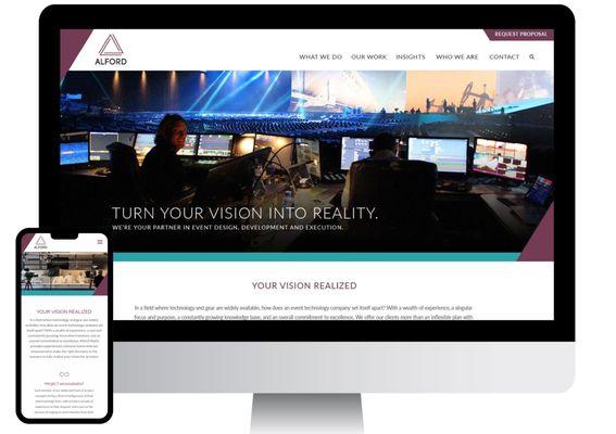 Alford Media Website Design & Development