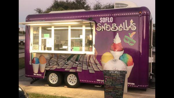 Soflo sno balls shaved ice