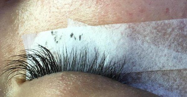 lash extensions- see the difference then FEEL the difference!