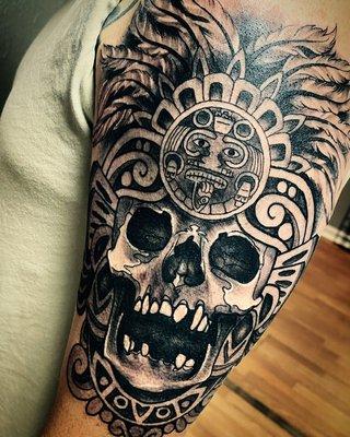 Aztec skull