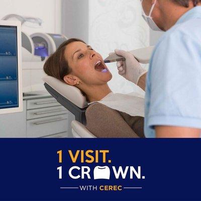 Same day, same visit crowns!