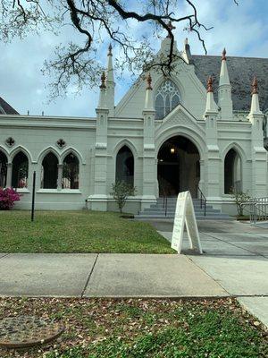 Beautiful church! Yoga Tuesdays 5:30-6:30 is amazing in this beautiful church!