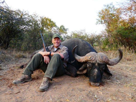 Scott Whatley, Africa Hunting, Cape Buffalo Success