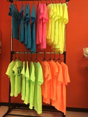 Shirts in different colors & sizes