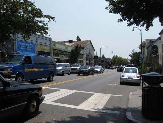 College Avenue near Ashby Avenue.