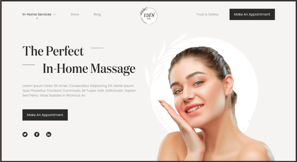 Your perfect Spa Center web design by BizAid - SEO company