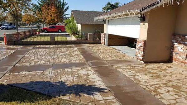 Residential Stamped Concrete