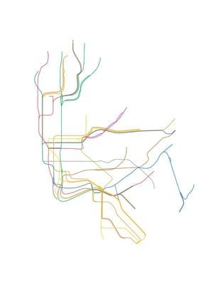 NYC Subway Map "Profiles" - by R. Davies