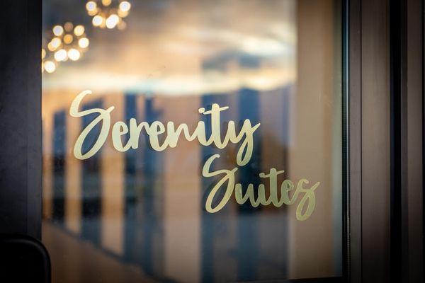 Find me in suite 26 at serenity suites.