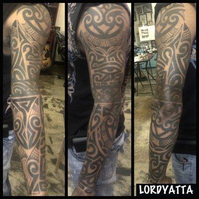 Maze Werk tribal tattoo by Lord Yatta Arte