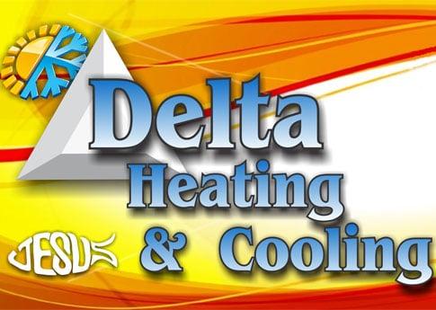 Delta Heating & Cooling Logo, Bay Minette, AL