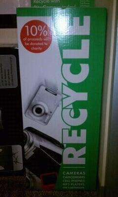 They recycle cameras!