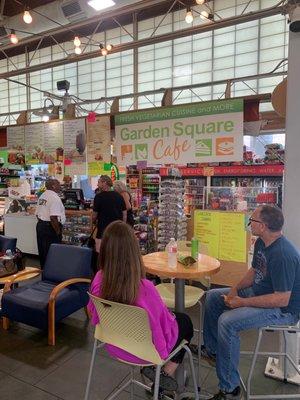 Garden Square food stand in Little Rock's River Market.