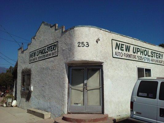 Santa Paula's own upholstery shop!