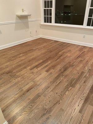 Duraseal water-based weathered oak on white oak