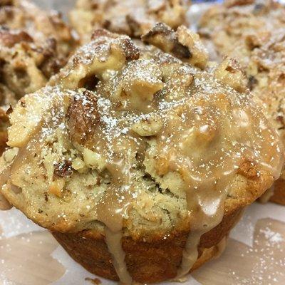 Vegan, gluten free, banana pancake muffin!