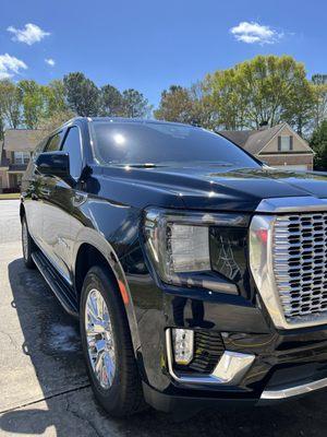 Full Ceramic Coating on this limousine GMC