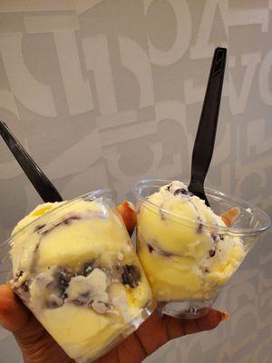 Lemon Blueberry gelato