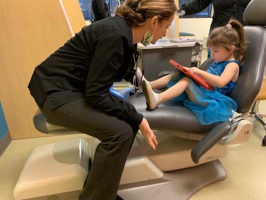 Dr. Becker always takes time to talk to her patients