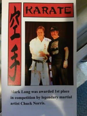 Mark Long and Chuck Norris