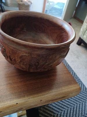 Wooden bowl