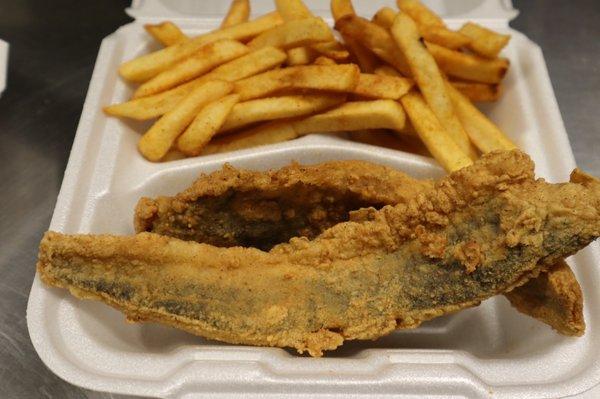 2pcs Whiting + fries combo