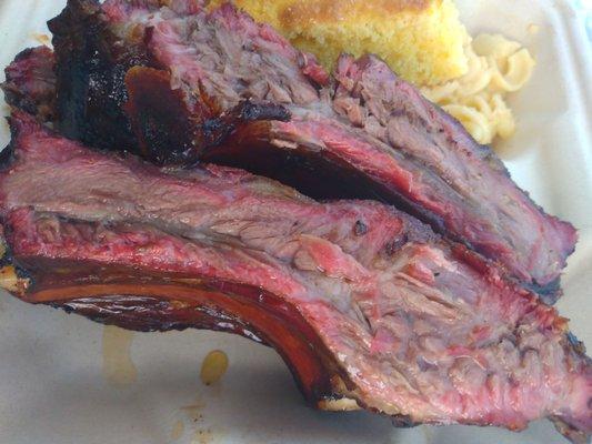 Post Oak Smoked Beef Ribs!