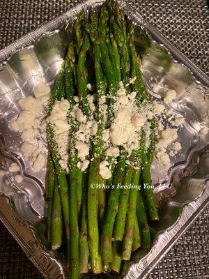 Sautéed Asparagus w/ Feta Cheese