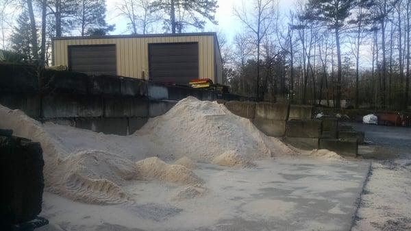 Sand for your pavers.