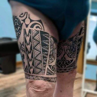 Polynesian shorts Tattoo by Tom B Stone