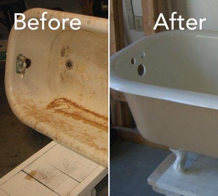 claw bathtub refinishing