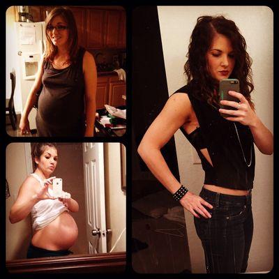 Final pregnancy weight 195lbs down to 145lbs 6mo after baby and 14% body fat