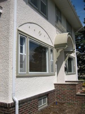 New stucco on this beautiful home in northeast Minneapolis