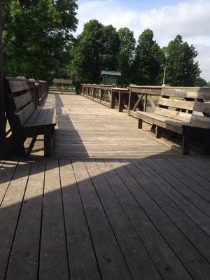 Childrens fishing pier