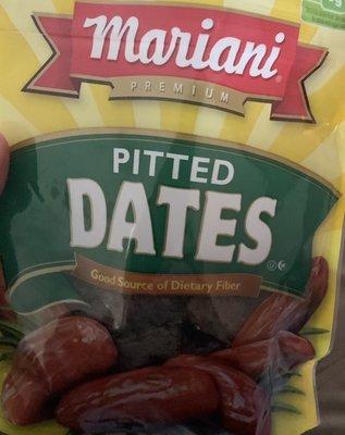 Pitted dates