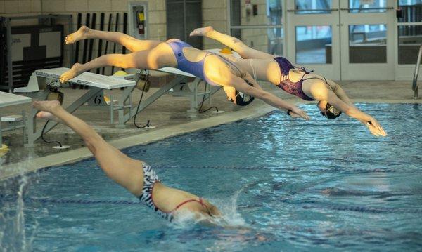 Moorestown Girls High School Swim Practice Photo: Zach Moore