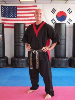 The Head Instructor of Taekwondo Masters, Master Jimmy Hennessey