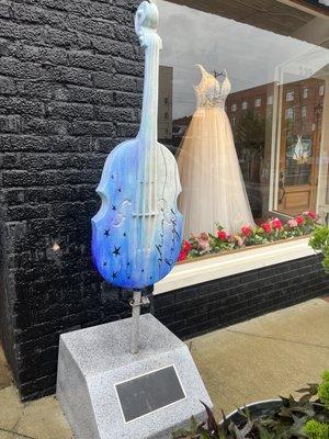 Shine Bright Guitar Sculpture