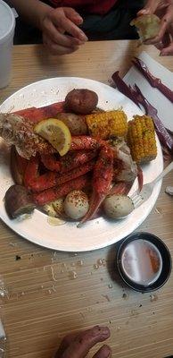 Snow crab boil