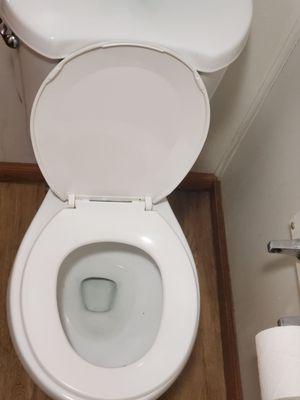 Toilet seat was to small for the toilet that's installed.