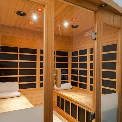 The infra red sauna