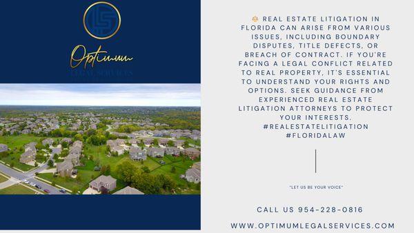 Buyers and sellers, are you facing issues within the real estate world? Call us now 954-228-0816

#realestatelaw