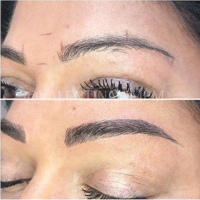 Microblading Technique by Valentina