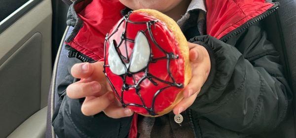 Spider-Man donut