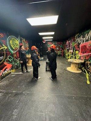 One of the rage rooms