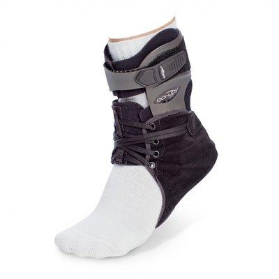 The Velocity ES has a foot and ankle speed wrap to apply compression for acute ankle injuries and to control inflammation.