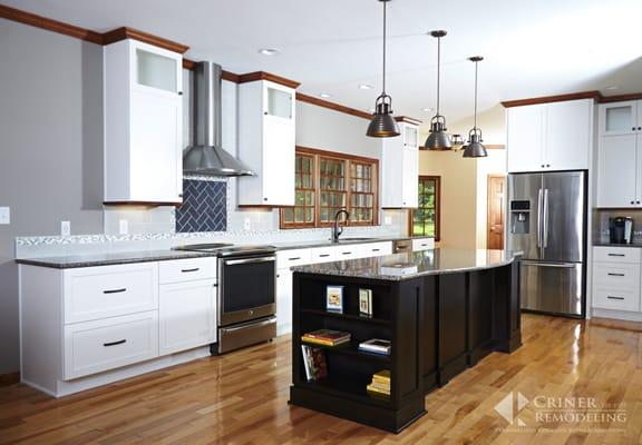 Kitchen remodel in Yorktown, Virginia, by Criner Remodeling.