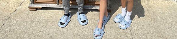 The popular "must have" shark slides